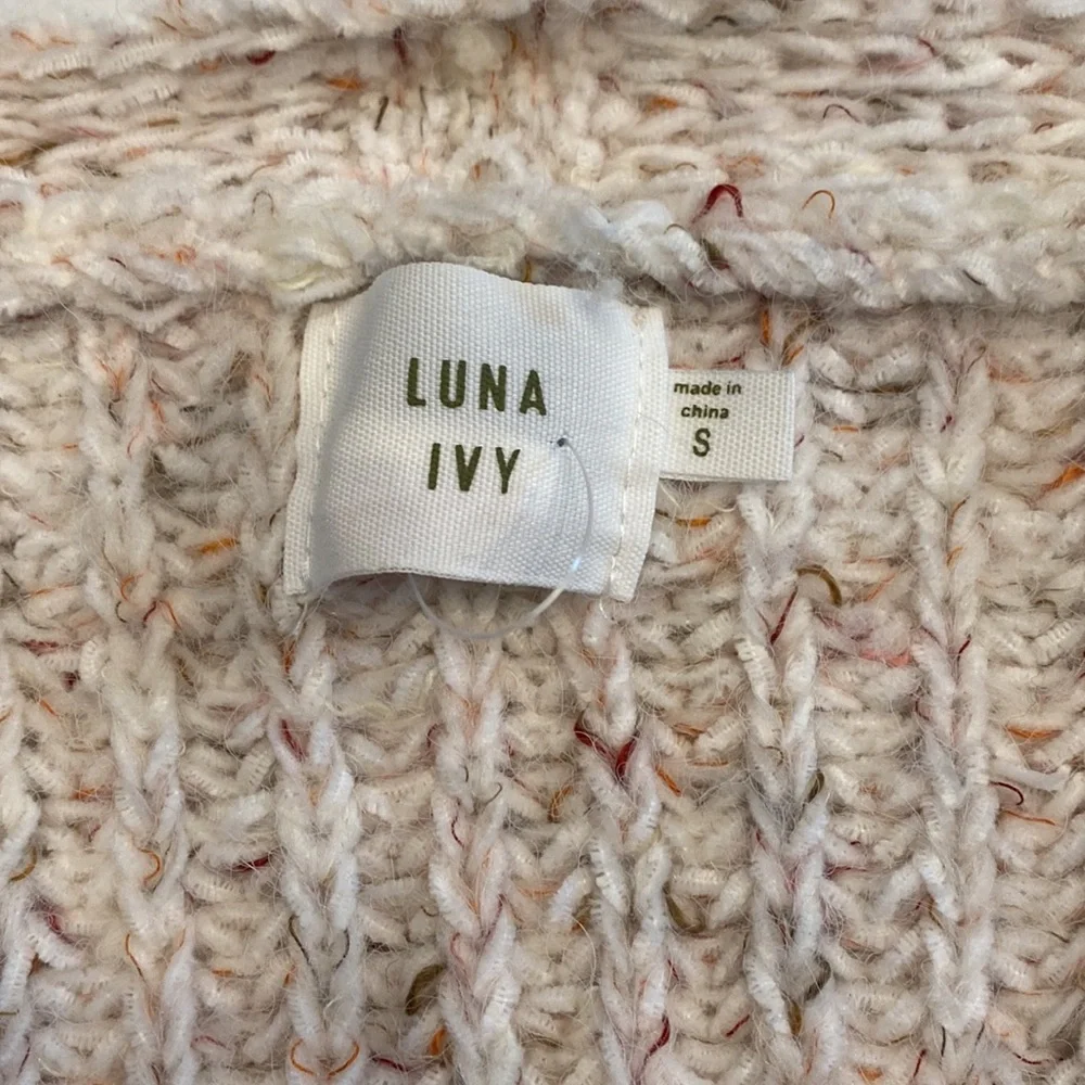 NWT Luna Ivy x Anthropologie Flower Cardigan‎ - Picture 4 of 9